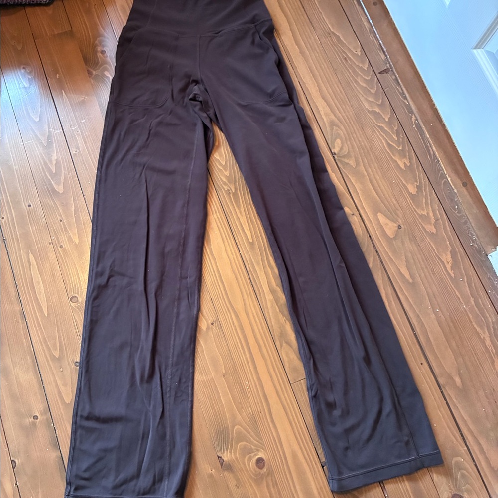 lululemon athletica Brown High-Rise Flare Leggings